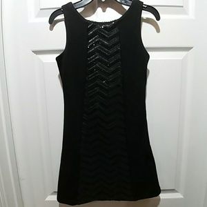 NWT Elisa B Black Sequin Dress Size 10